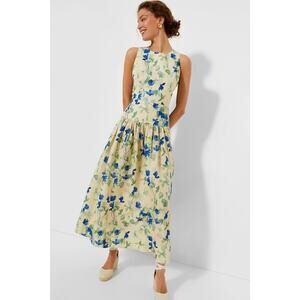 TUCKERNUCK Bellflower Blooms Ezra Dress Size L NWT Retail $298 Tuckernuck